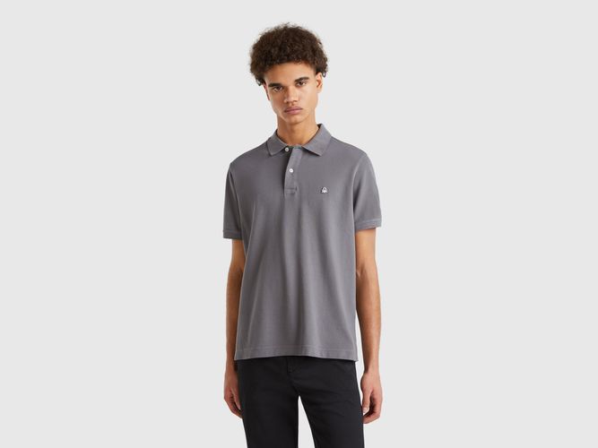 Benetton, Polo Regular Gris Souris, taille XXXL, Gris Foncé - United Colors of Benetton - Modalova