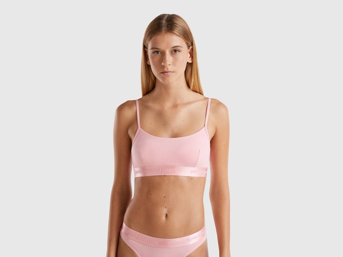 Benetton, Brassière En Coton Bio Stretch, taille 100, Rose - United Colors of Benetton - Modalova