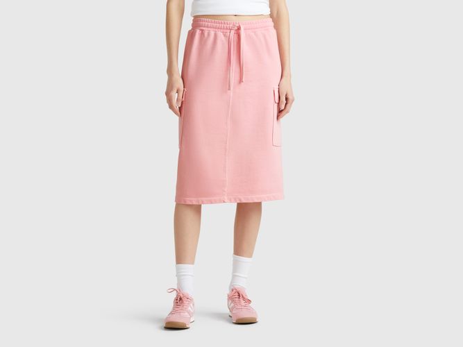 Benetton, Jupe Cargo En Molleton, taille L, Rose - United Colors of Benetton - Modalova