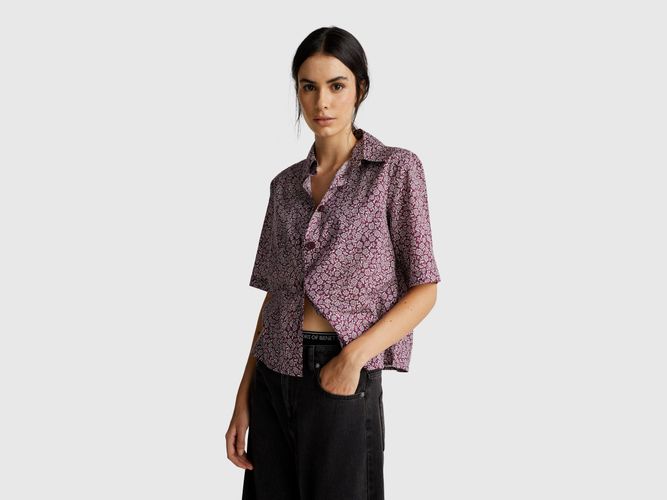Benetton, Chemise À Motifs À Manches Courtes, taille L, Multicolore - United Colors of Benetton - Modalova