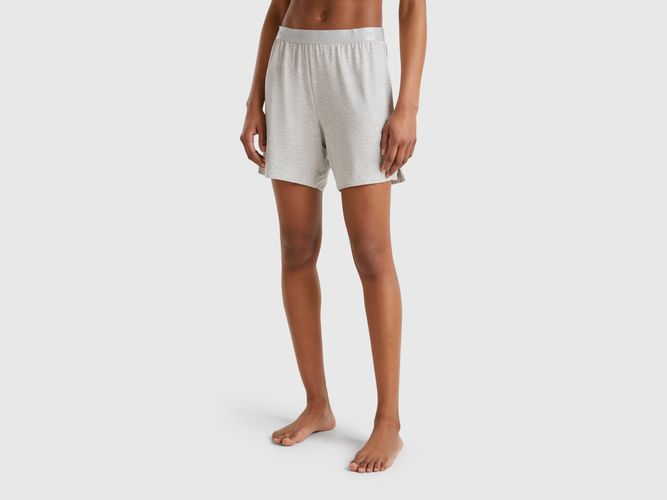 Benetton, Short En Modal Stretch, taille XS, Gris Clair - United Colors of Benetton - Modalova