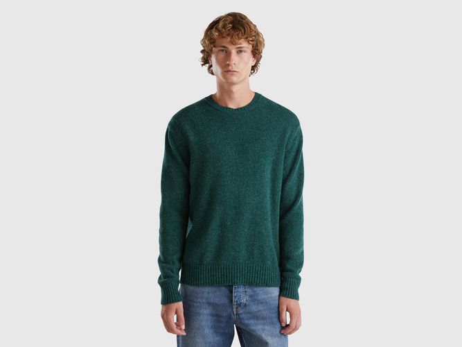 Benetton, Pull En Laine Shetland, taille L, Vert - United Colors of Benetton - Modalova