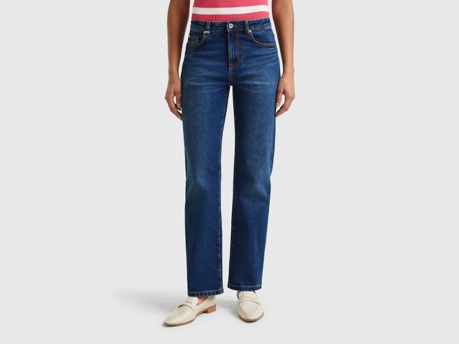 Benetton, Jean Droit, taille 35, Bleu - United Colors of Benetton - Modalova