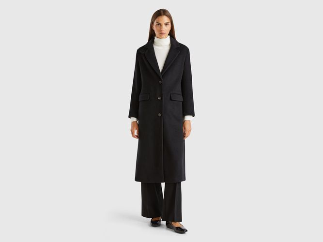 Benetton, Manteau Long Doublé, taille, Noir - United Colors of Benetton - Modalova