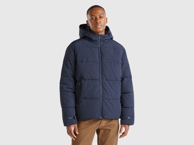 Benetton, Blouson Rembourré À Capuche, taille XXL, Bleu - United Colors of Benetton - Modalova