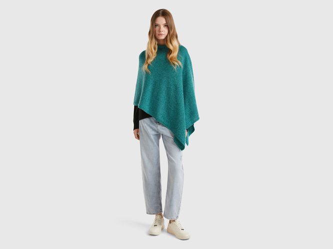 Benetton, Cape En Pure Laine Shetland, taille OS, Canard - United Colors of Benetton - Modalova