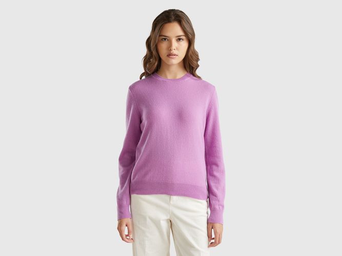 Benetton, Pull Lilas En Pur Cachemire, taille L, Lilas - United Colors of Benetton - Modalova