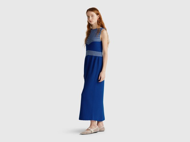 Benetton, Robe Au Crochet, taille M, Bleu - United Colors of Benetton - Modalova