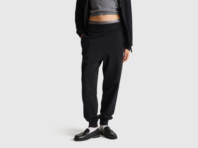 Benetton, Pantalon De Jogging En Pur Coton, Taille: XXS, Noir - United Colors of Benetton - Modalova
