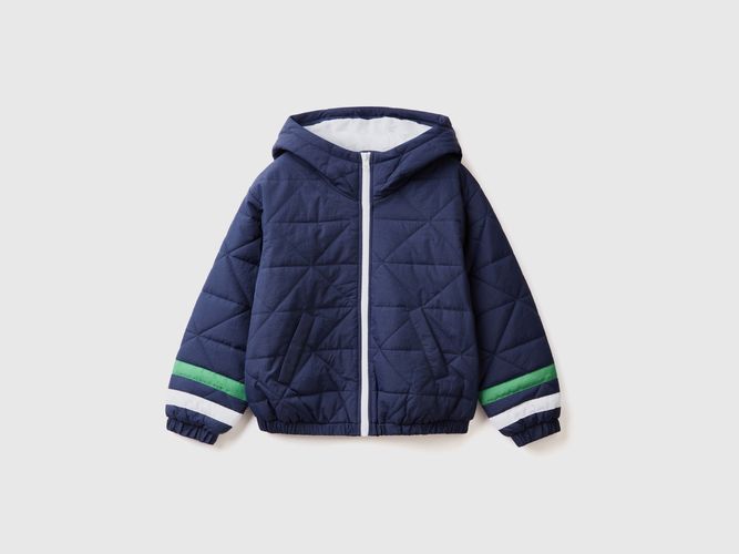 Benetton, Bomber Imbottito In Nylon, taglia 3XL, Blu Scuro, Bambini - United Colors of Benetton - Modalova