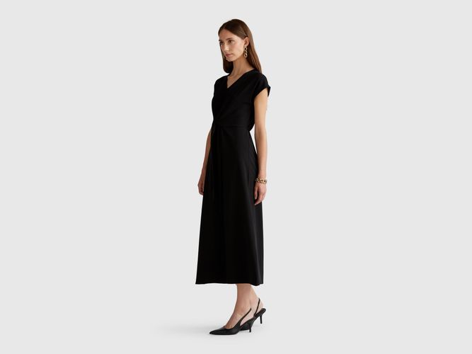 Benetton, Robe En Coton Extensible, taille M, Noir - United Colors of Benetton - Modalova