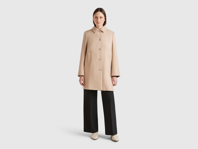 Benetton, Manteau En Viscose Mélangée, taille, - United Colors of Benetton - Modalova