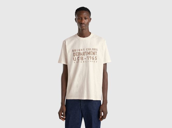 Benetton, T-shirt Avec Imprimé, taille XXL, Crème - United Colors of Benetton - Modalova