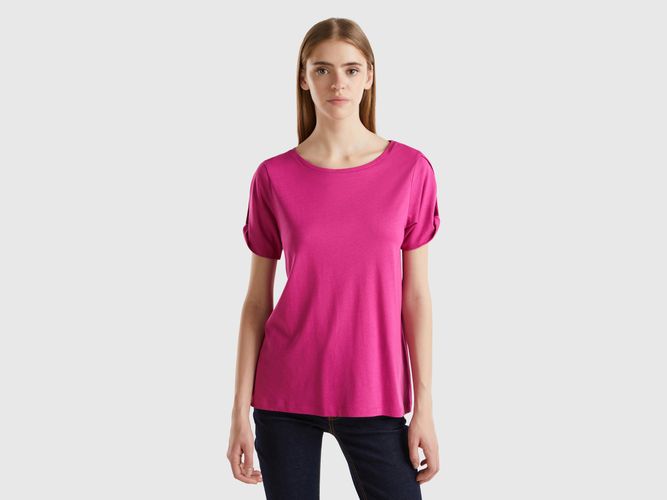 Benetton, T-shirt En Modal Mélangé, taille L, - United Colors of Benetton - Modalova