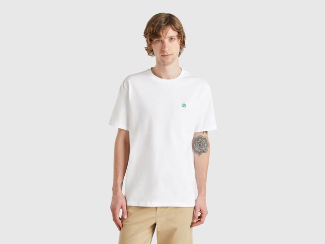 Benetton, T-shirt Basique En Coton, taille XXL, Blanc - United Colors of Benetton - Modalova