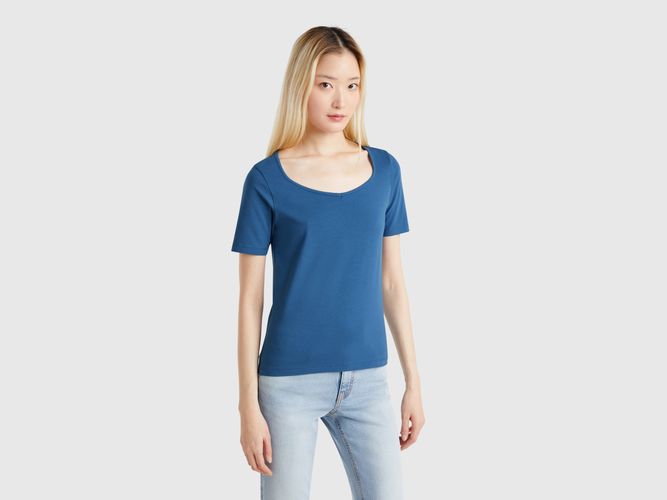 Benetton, T-shirt Coupe Slim, taille L, Bleu Horizon - United Colors of Benetton - Modalova