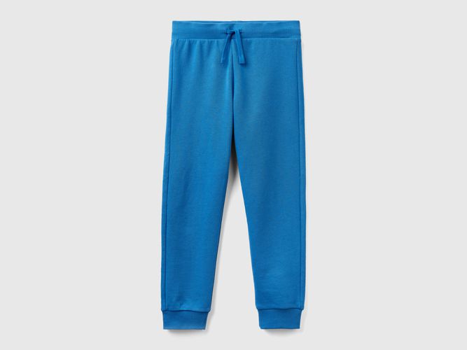 Benetton, Pantaloni Sportivi Con Coulisse, taglia 3XL, Blu, Bambini - United Colors of Benetton - Modalova