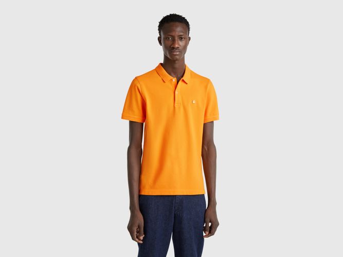 Benetton, Polo Ajusté Ocre, taille XXL, Moutarde - United Colors of Benetton - Modalova
