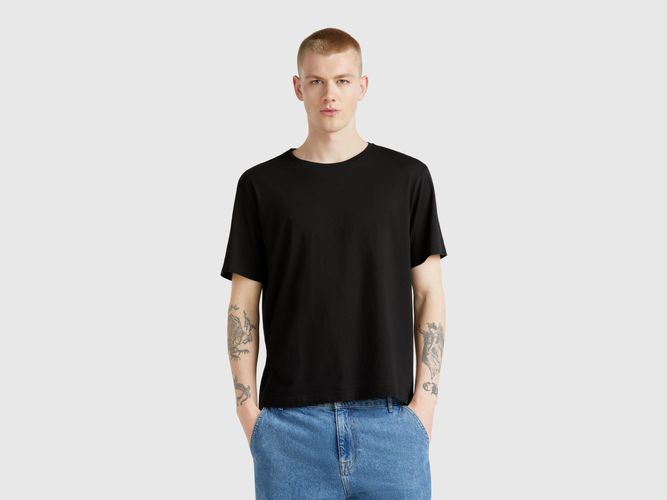 Benetton, T-shirt En Jersey Léger, taille XXL, Noir - United Colors of Benetton - Modalova