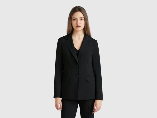 Benetton, Blazer Coupe Slim, taille, Noir - United Colors of Benetton - Modalova