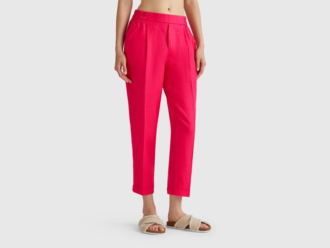 Benetton, Pantalon Coupe Classique En Pur Lin, taille L, - United Colors of Benetton - Modalova