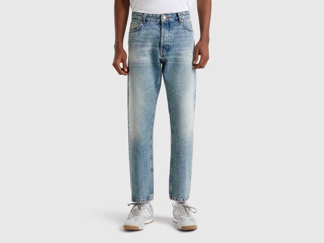 Benetton, Jean Coupe Classique Avec Déchirures, taille 30, Bleu Clair - United Colors of Benetton - Modalova