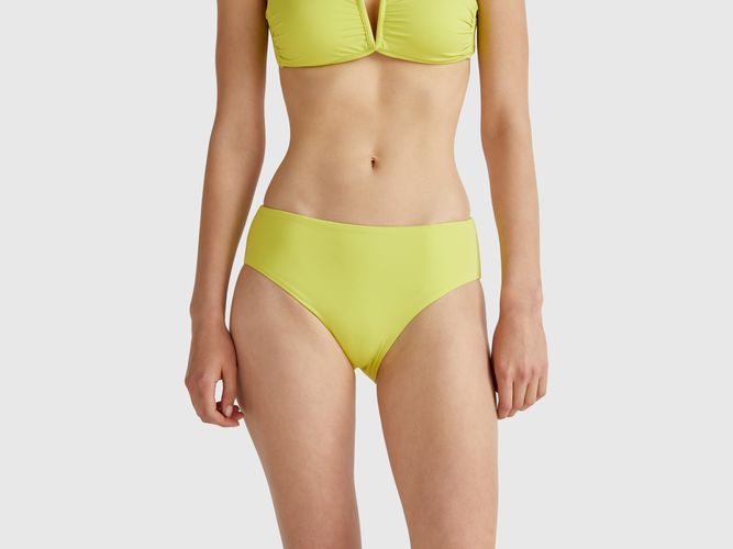 Benetton, Slip De Bain Haut Côté En Econyl, taille L, - United Colors of Benetton - Modalova