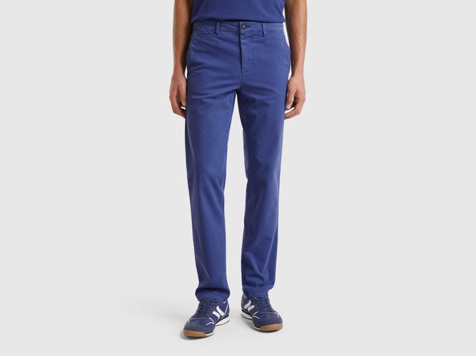 Benetton, Chino Slim Bleu, taille 44, Bleu - United Colors of Benetton - Modalova
