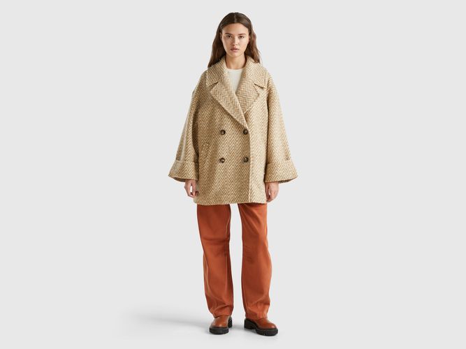 Benetton, Manteau Oversize À Double Boutonnage, taille M, - United Colors of Benetton - Modalova