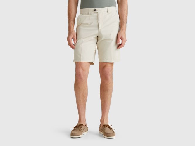 Benetton, Bermuda Chino En Toile, taille 42, - United Colors of Benetton - Modalova