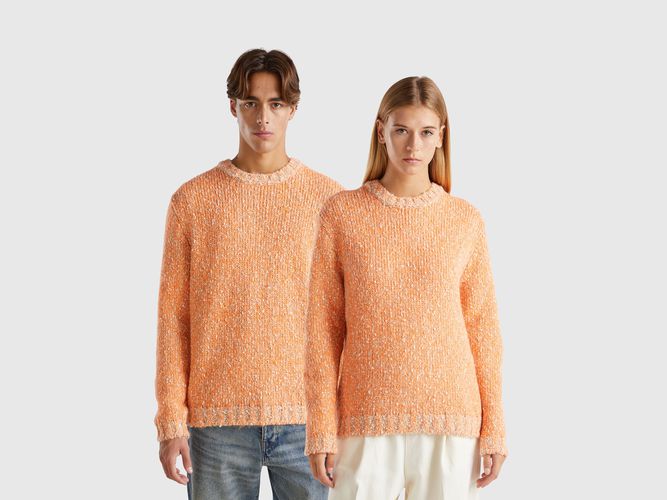 Benetton, Pull Réversible En Mohair Mélangé, taille L, - United Colors of Benetton - Modalova