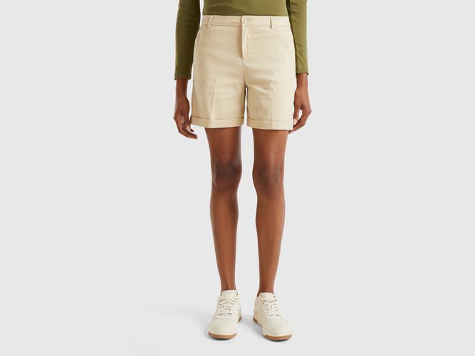 Benetton, Bermuda En Coton Stretch, taille, - United Colors of Benetton - Modalova