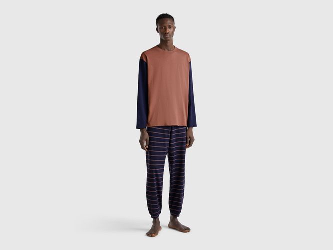 Benetton, Pyjama Pur Coton, taille S, Marron - United Colors of Benetton - Modalova