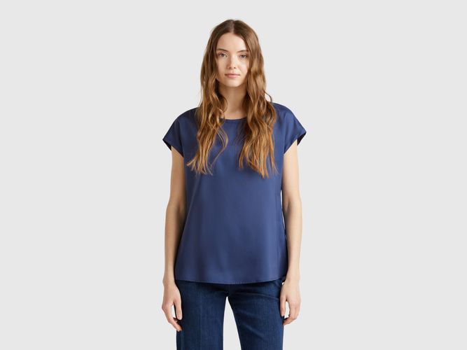 Benetton, Chemisier Fluide, taille M, Bleu Horizon - United Colors of Benetton - Modalova