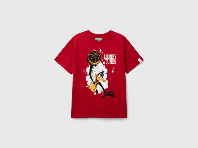 Benetton, T-shirt Manica Corta ©looney Tunes, taglia 3XL, Rosso, Bambini - United Colors of Benetton - Modalova