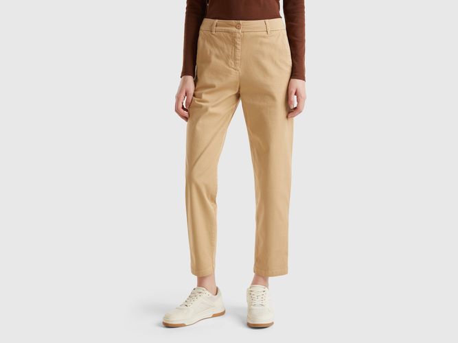 Benetton, Pantalon Chino En Coton Stretch, taille, - United Colors of Benetton - Modalova