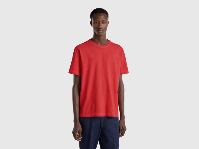 Benetton, T-shirt En Coton, taille M, Rouge Brique - United Colors of Benetton - Modalova