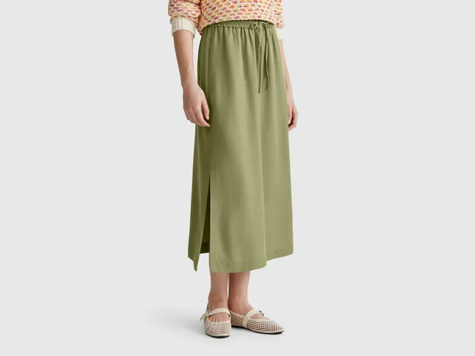 Benetton, Jupe Midi Fluide, taille L - United Colors of Benetton - Modalova