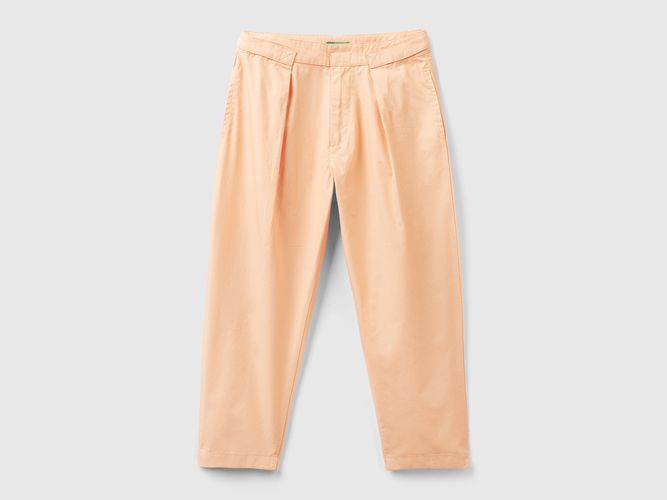 Benetton, Pantaloni In Puro Cotone, taglia L, Pesca, Bambini - United Colors of Benetton - Modalova