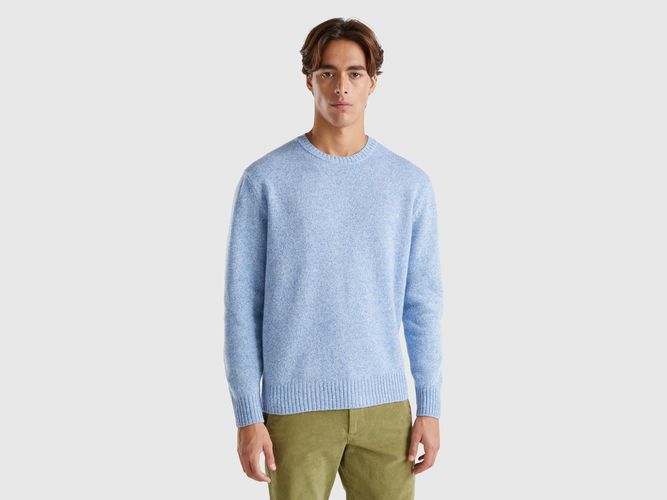 Benetton, Pull En Laine Shetland, taille L, Bleu Clair - United Colors of Benetton - Modalova