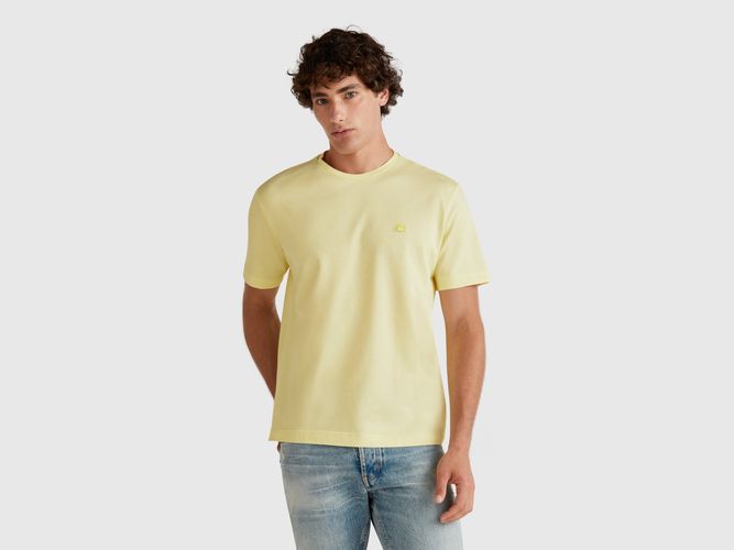 Benetton, Le T-shirt Micropiqué, taille XXL, Jaune - United Colors of Benetton - Modalova