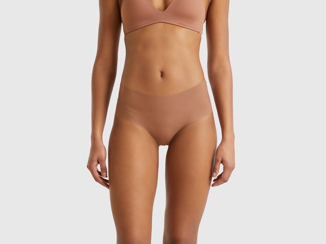 Benetton, Jupe-culotte Élastique Avec Dentelle, taille L, Marron - United Colors of Benetton - Modalova