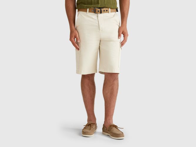 Benetton, Short Cargo En Pur Coton, taille 42, - United Colors of Benetton - Modalova