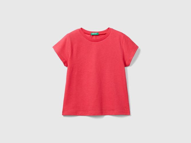 Benetton, T-shirt 100% Cotone Bio, taglia 104, Fucsia, Bambini - United Colors of Benetton - Modalova