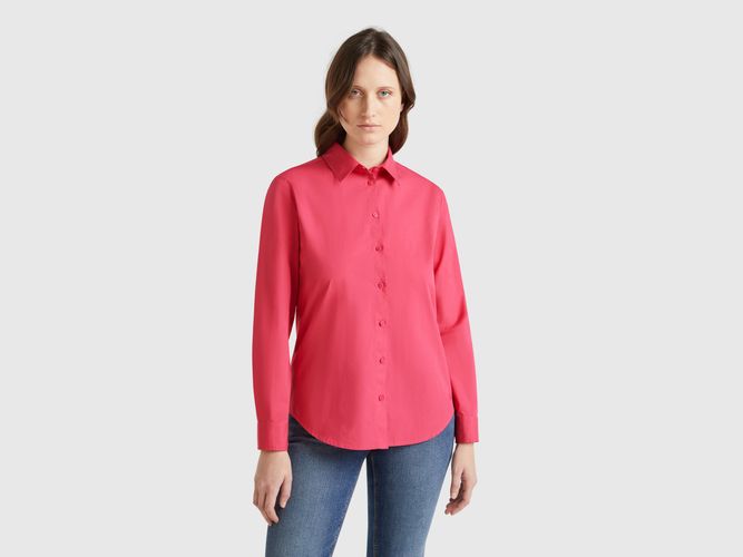 Benetton, Chemise En Coton Coupe Classique, taille L, Fraise - United Colors of Benetton - Modalova