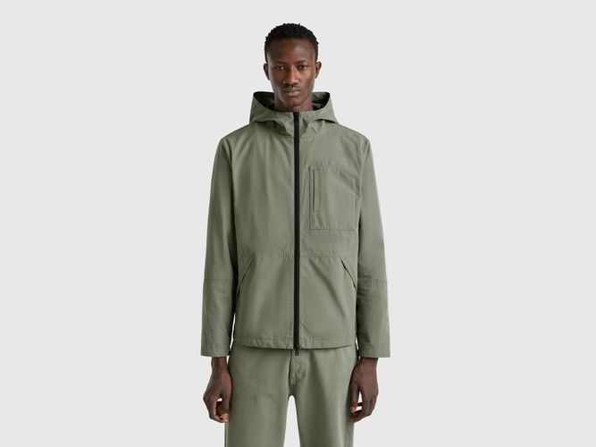 Benetton, Veste En Nylon Léger, taille XXL, Kaki - United Colors of Benetton - Modalova