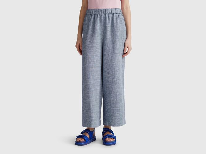Benetton, Pantalon Large, taille M, Bleu Horizon - United Colors of Benetton - Modalova