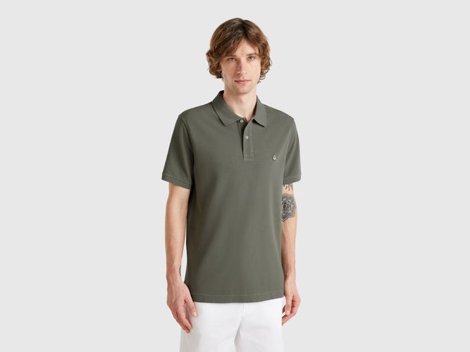 Benetton, Polo Regular Vert Sauge, taille L, Vert Clair - United Colors of Benetton - Modalova