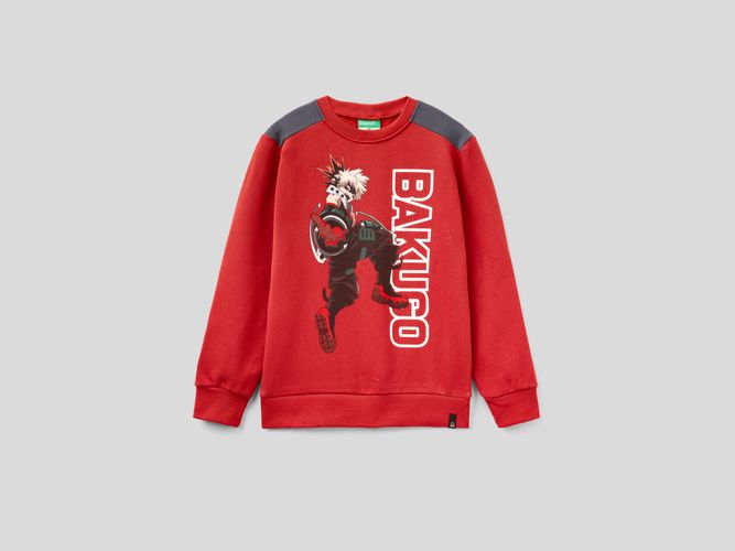 Benetton, Calda Felpa "my Hero Academia", taglia 2XL, Rosso, Bambini - United Colors of Benetton - Modalova