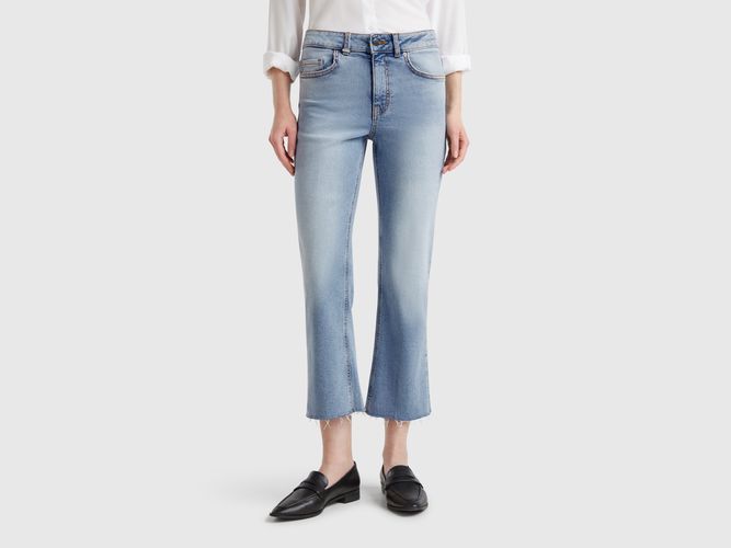 Benetton, Jeans Court En Coton, taille 25, Bleu Ciel - United Colors of Benetton - Modalova
